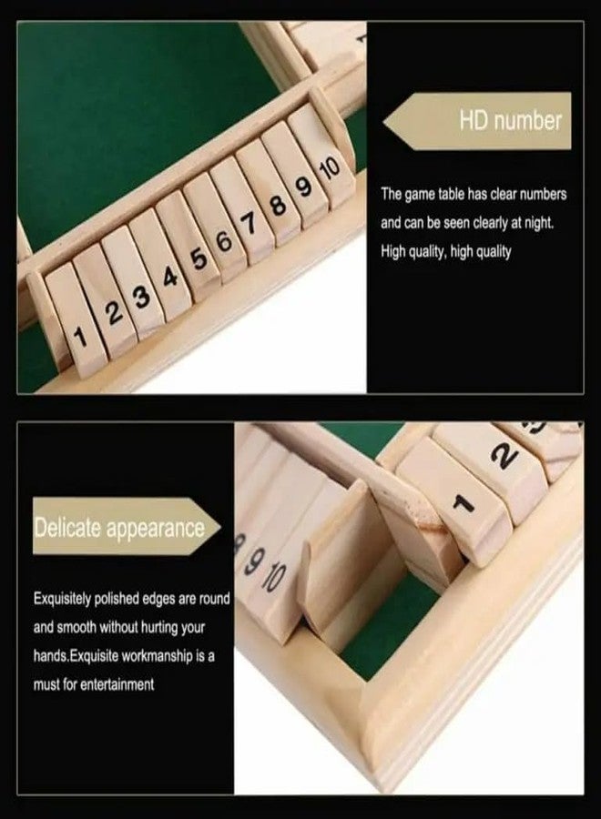 Little Mind Wooden Shut The Box Dice Game | Number Counting Math Board Game for Kids & Family | Educational Learning Toy for Children 3+ and Adults - Image 5
